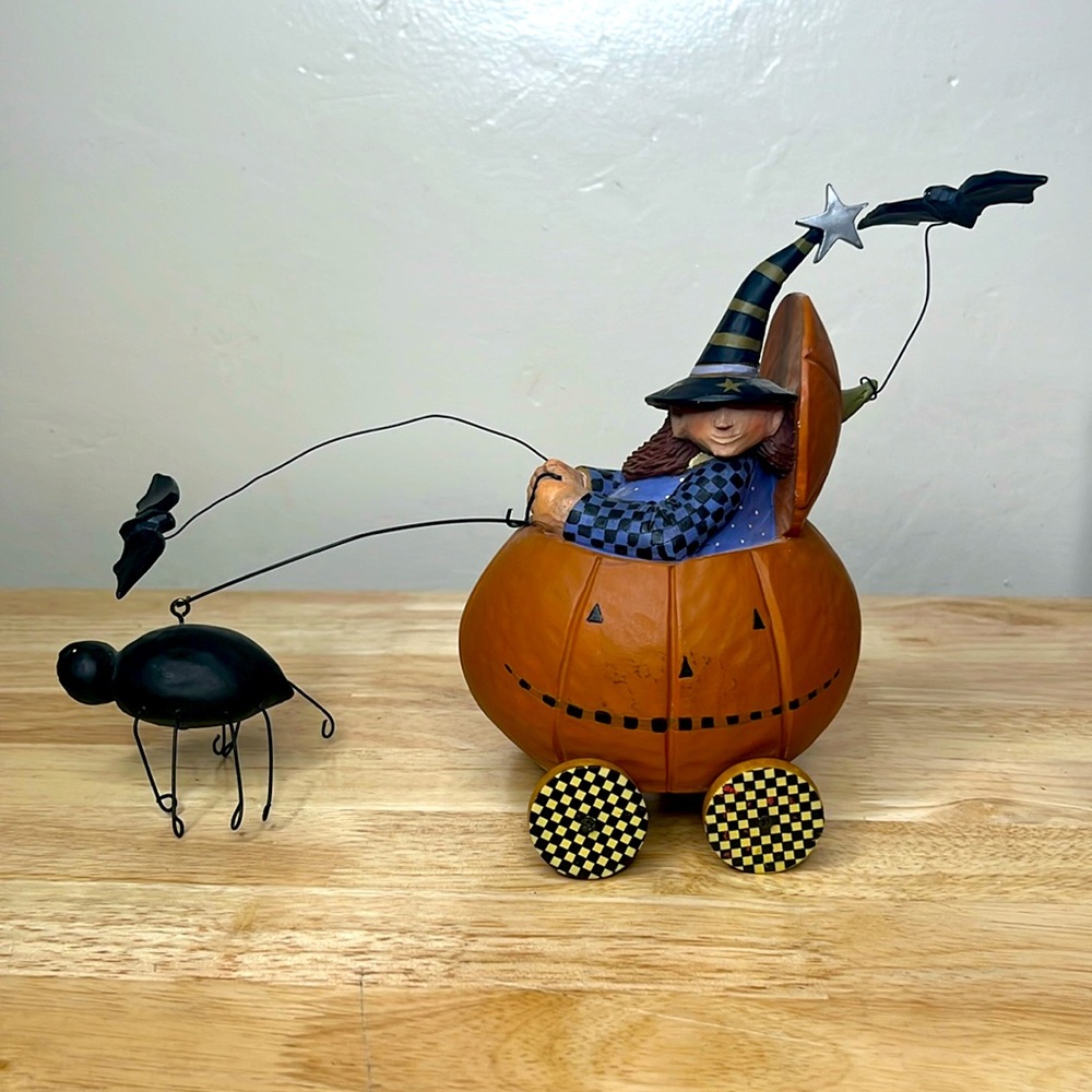 Williraye Studio Witch "Pumpkin Buggy" 2005